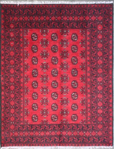 Rugs Original AAQCHA Afghan Design - Red (Size: 76 X 282)