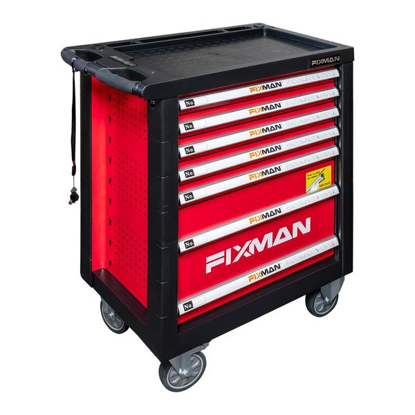 Fixman Empty 7 Drawer Roller Cabinet On Castors 766mm x 465mm x 958mm