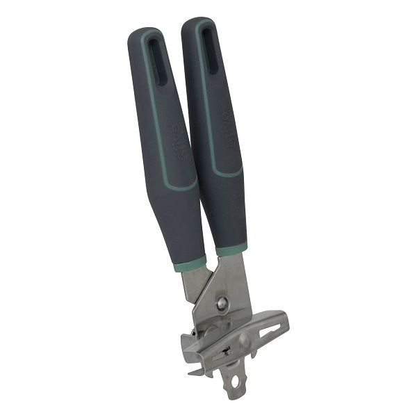 5five Stainless Steel Can Opener with Grey Termoplastic Handle 21cm