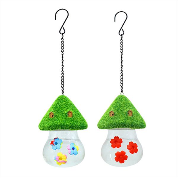 Bird Feeder Garden Bird Feeders For Outdoors Hanging Colored Flowers