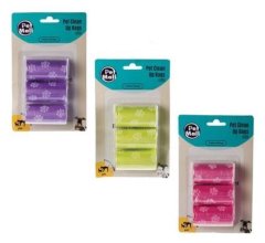 Pet Mall-3 Pack Of 20 Pet Dog Clean-Up Bags