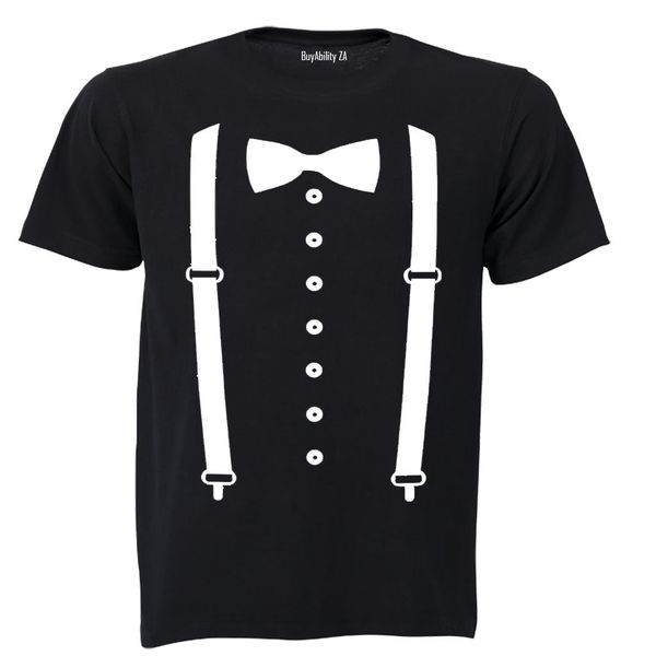 My Suspenders Shirt - Kids - T-Shirt - White