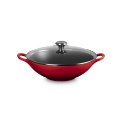 Le Creuset Signature Cast Iron Wok - 32cm