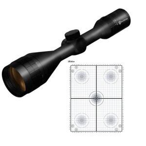 NIKKO STIRLING PANAMAX 3-9X50 AO 1"" /HMD + 3 x Tactica Zeroing Targets