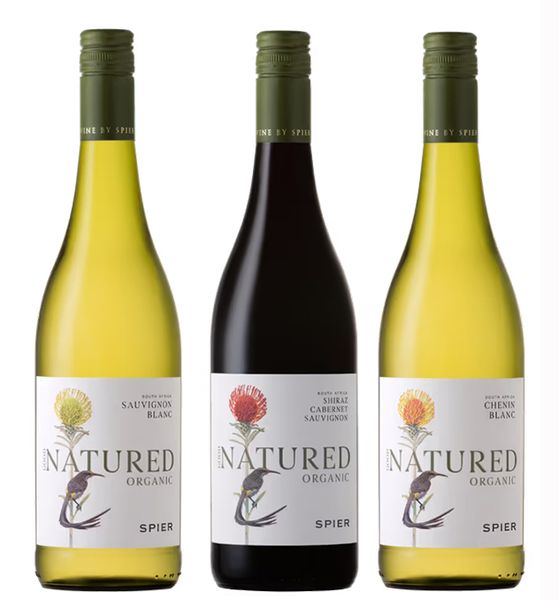 3 Bottle Mixed case of Spier Natured Organic Wines - 3 x 750ml