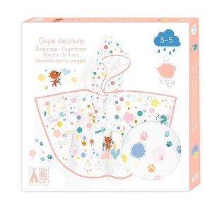 Djeco Rain Poncho - Cat rain cape (S)