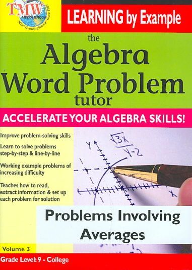 Algebra Problem:Problems Involving Av - (Region 1 Import DVD)