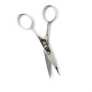 Kellermann 3 Swords Beard Scissors Nickel Plated FU 1405 N - 4.5 Inches