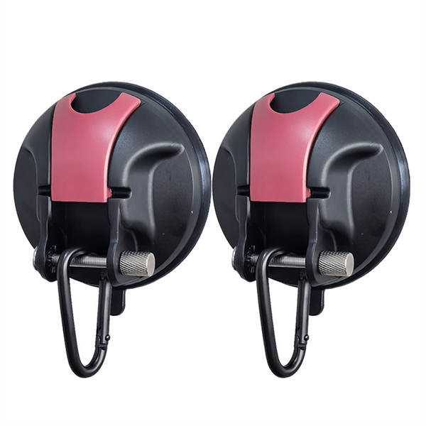 Heavy Cups Vacuum Suction Cup Hooks Tie Down Car Awning 2 Pieces
