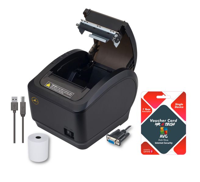 MR A TECH Thermal printer [USB,LAN,RS232]-80mm Direct Thermal Printer