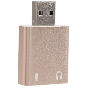 Usb Sound Card 7.1 External Usb To Jack 3.5Mm Headphone Adapter