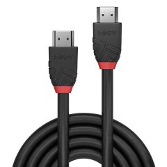 Lindy 1m HDMI 2.0 Male To Male Cable - Black Line (36471)