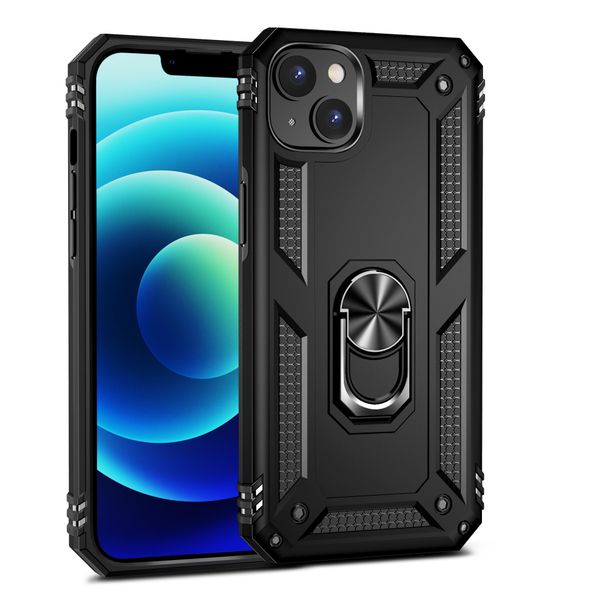 TUFF-LUV Apple iPhone 14 Pro Max Rugged Armour Case and Stand - Black