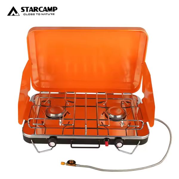2 Plate Starcamp Portable Folding Camping Stove
