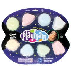 Educational Insights - Playfoam Sensory Dough - Glow In The Dark 8-Pack