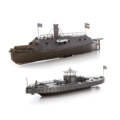 Metal Earth- Monitor &amp; Merrimack- 3 Sheets