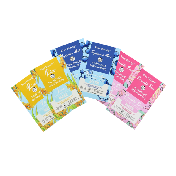Kiss Beauty Variety Beauty Face Masks (6 Pack)