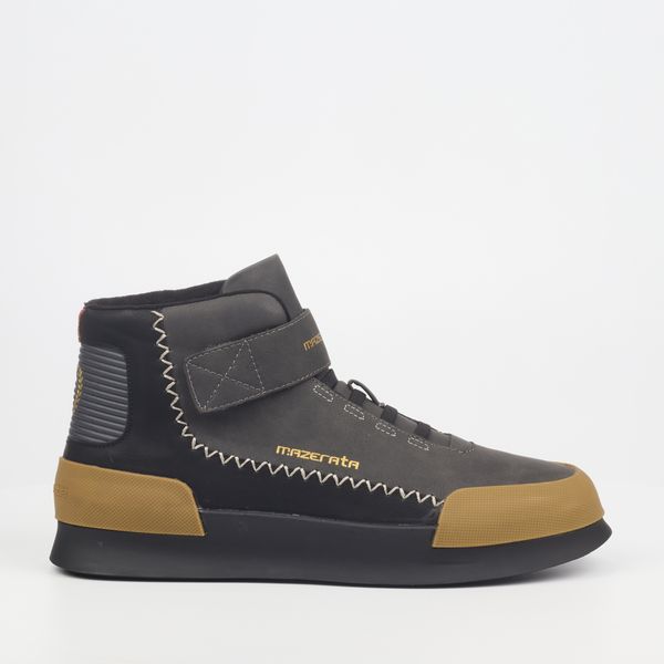 mazerata Valentino 1 Grey Boys Faux Nubuck Ankle Boots