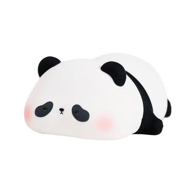LED Squishy Novelty Animal Night Lamp for Desk Decor - 3 Level Dimmable