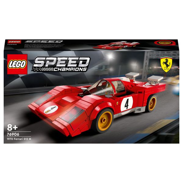 LEGO® Speed Champions 1970 Ferrari 512 M 76906 Building Toy Cars (291 Pieces)