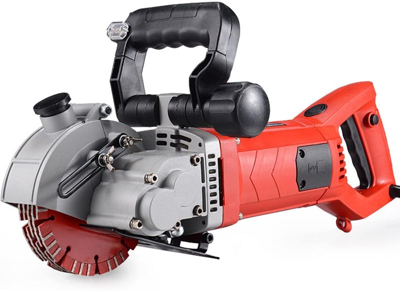 Wall Chaser Cutter with Infrared Guide - 4800W Electric Slotting Machine