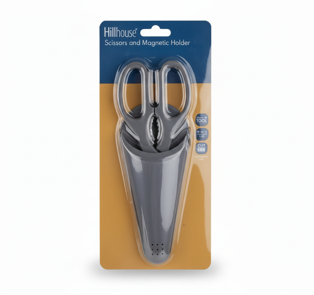 Hillhouse Kitchen Scissors with Magnetic Holder for Easy Storage