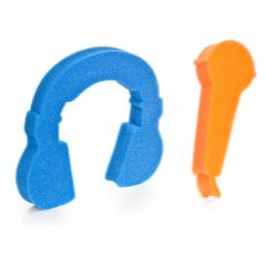Kids Bath Sponges - Set of 2 -Rockstar, Kinderschwamme