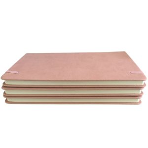 3 Piece Hardcover A5 Buffalo PU Notebook set