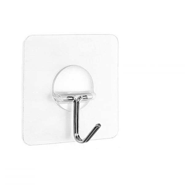 HomeFX Seamless Wall Hooks Hangers - 8 Piece