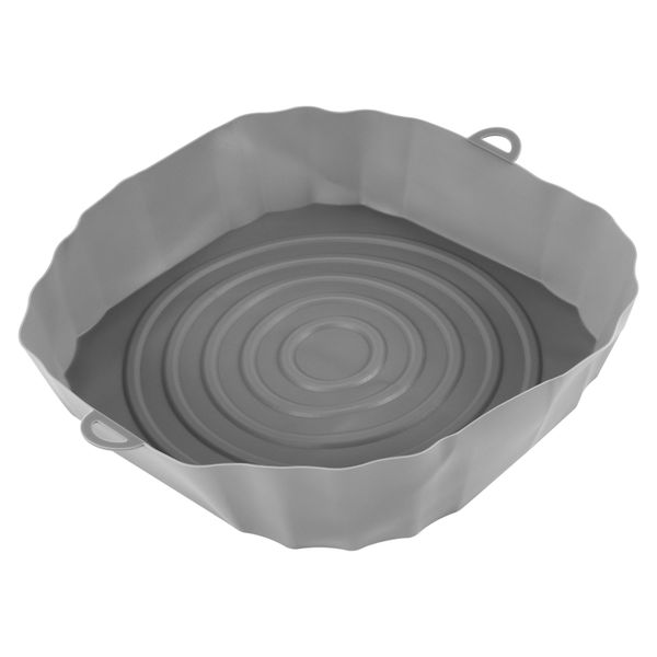 20Cm Air Fryers Oven Baking Tray Fried Chicken Basket Mat Grey