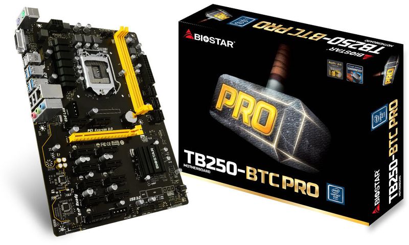 Biostar TB250-BTC Bitcoin Socket 1151 Motherboard
