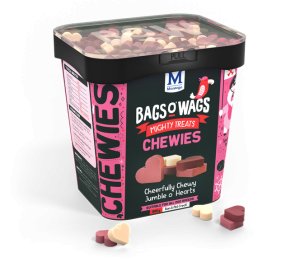 Montego Bags O' Wags - Chewies Hearty Mix Dog Treats 500 g