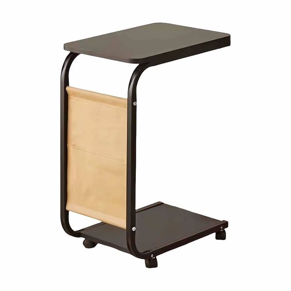 Portable Mobile Coffee Table with Wheels