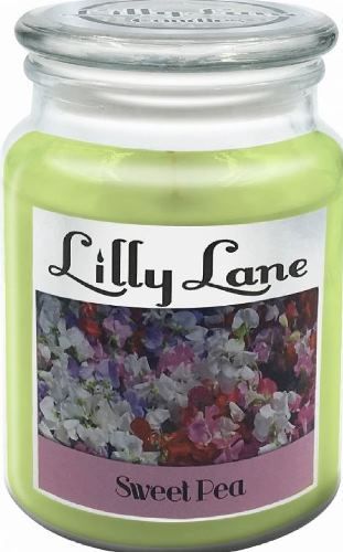 Lilly Lane Sweet Pea Scented Candle Large Glass Jar
