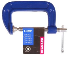 Deamark - C-Clamp 75mm/ 3" Cclp003 - 4 Pack