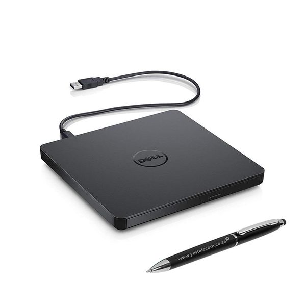 Dell DW316 External USB Slim DVD +/ - RW Optical Drive Bundle