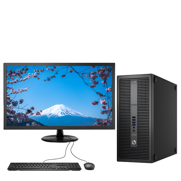 Certified Pre-Owned HP EliteDesk 800 G2 Tower - Intel i7-6th Gen 16/512 Set