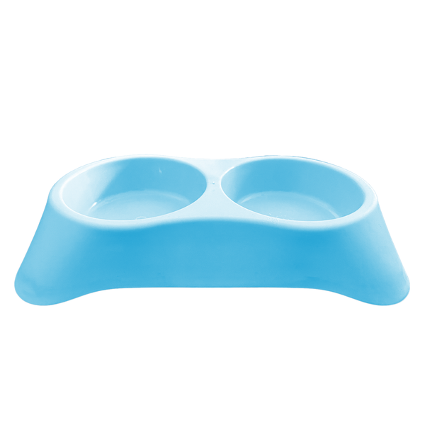 Double Bowl Small Pet Feeding Bowl
