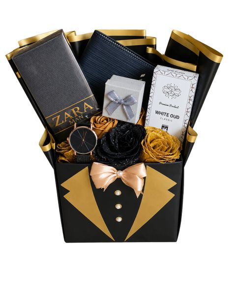 Tuxedo of Gifts - Mens Luxury Gift Set with Zara Man &amp; White Oud Classic