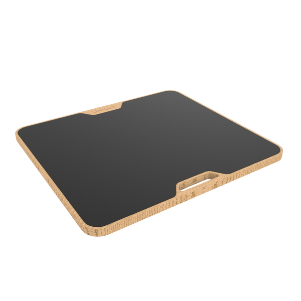 Unilux Balancy Foot Rest &amp; Standing Balance Board, Beech Wood, Ergonomic
