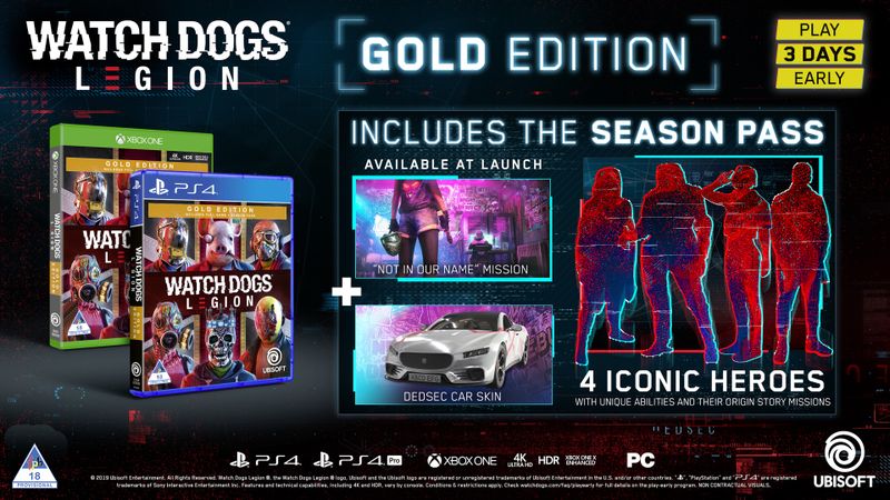 Watch Dogs: Legion - Gold Edition (Xbox One)