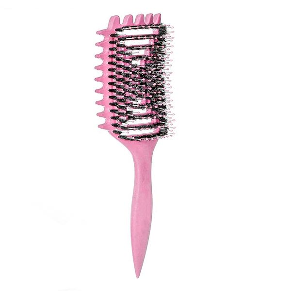 QYNIAL Curly Hair Defining Brush, Tangle-Free Styling Brush