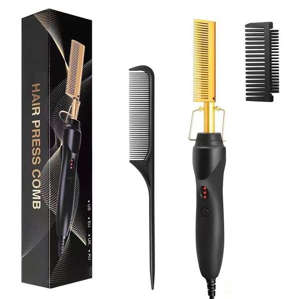 Titanium Heating Hair Straightener Comb