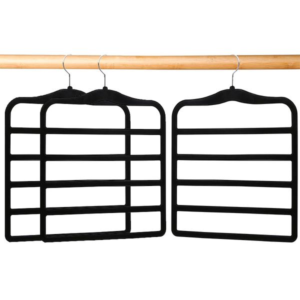 3 Pack Organization and Storage Pants-Hangers-Space-Saving