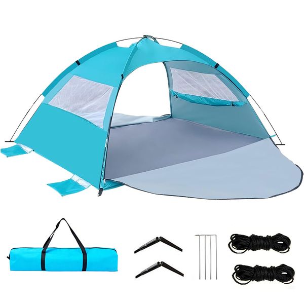 Portable Beach Shelter, Beach Tent, Beach Cabana UV50+,Camping Tent, Awning