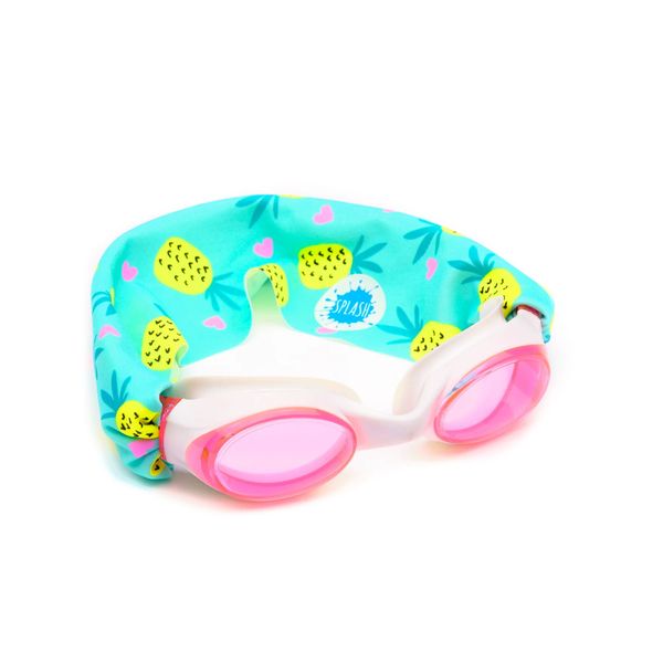 Splash Place Tangle-free Swim Goggles - Pineapple Material Strap