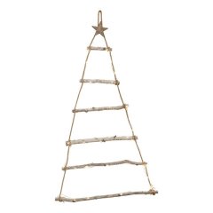 Nordic Noel - Wall Hanging Christmas Tree With Lights
