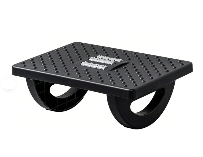 Ergonomic Foot Rest Massage Foot Stool Support Under Desk Office Portable