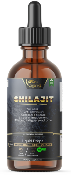 Kea Organics - Shilajit Essential Extract - 50 ml Liquid Veggie Drops