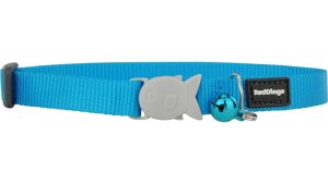 Red Dingo Cat Collar - Classic Turquoise